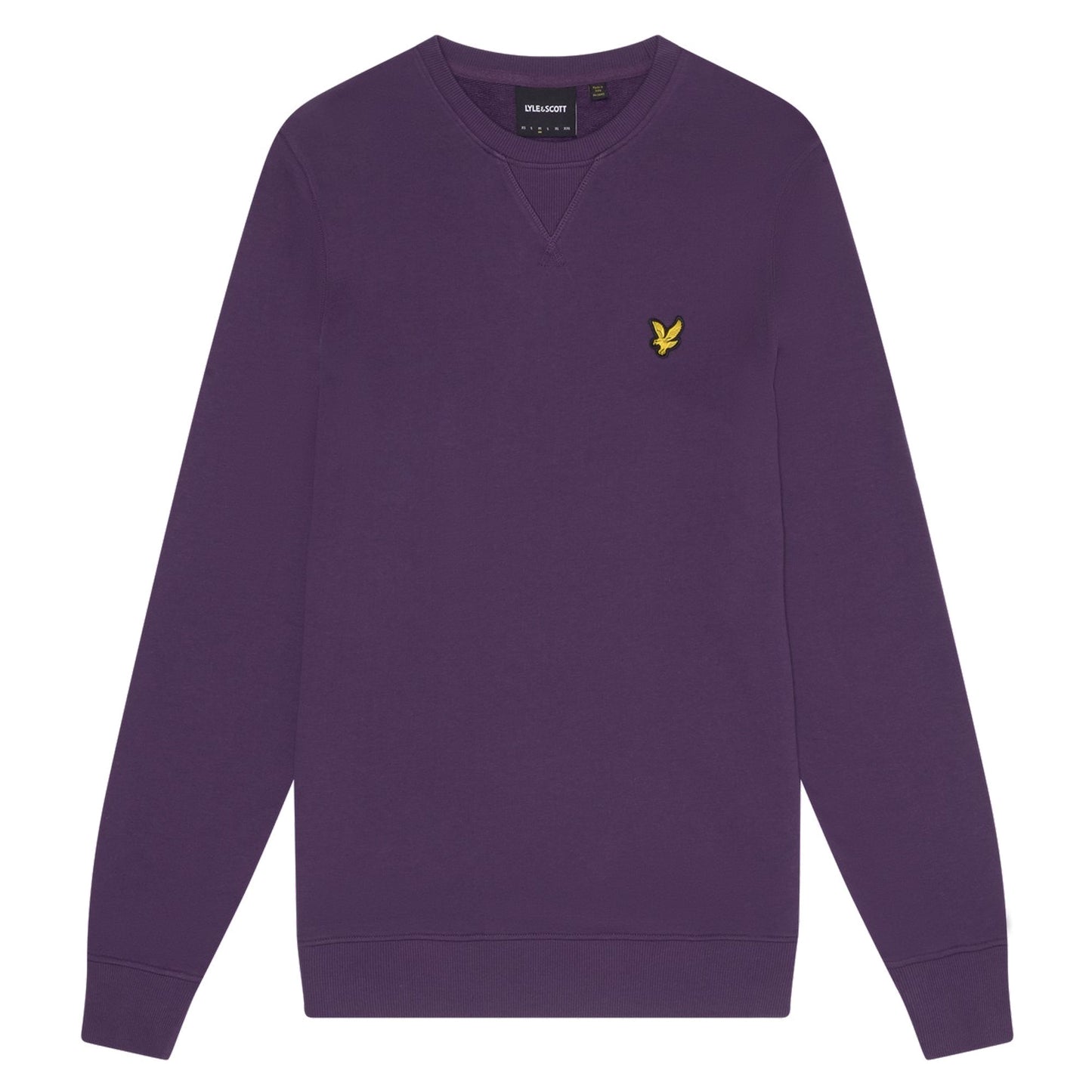 Thistle Shadow - Front - Lyle & Scott Mens Crew Neck Long-Sleeved Sweatshirt