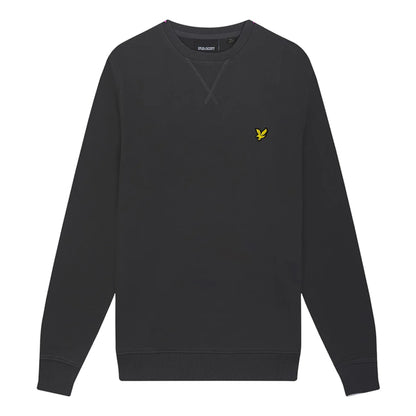 Gunmetal - Front - Lyle & Scott Mens Crew Neck Long-Sleeved Sweatshirt