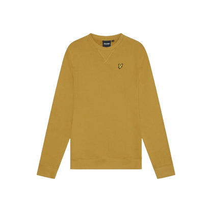 Ellaness Gold - Front - Lyle & Scott Mens Crew Neck Long-Sleeved Sweatshirt