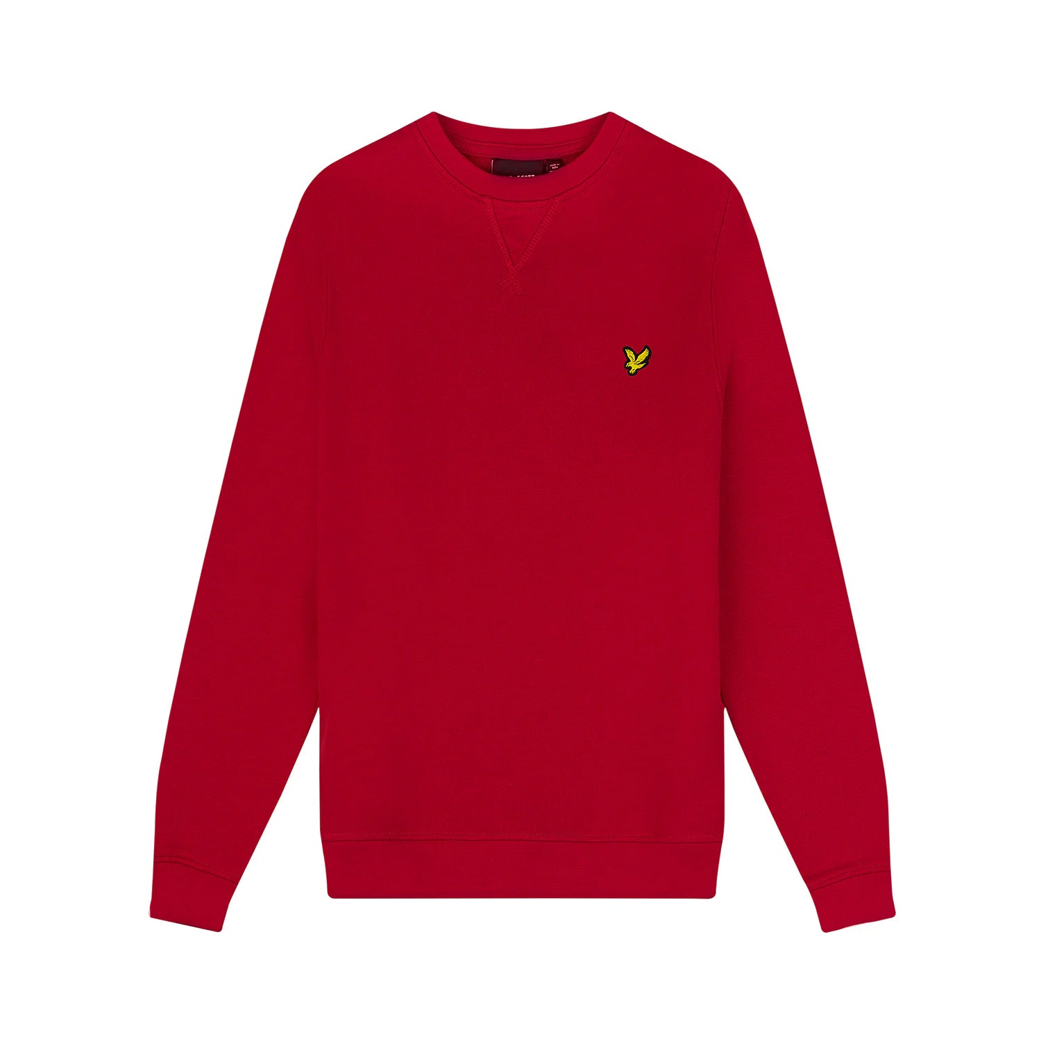 Dark Green - Side - Lyle & Scott Mens Crew Neck Long-Sleeved Sweatshirt