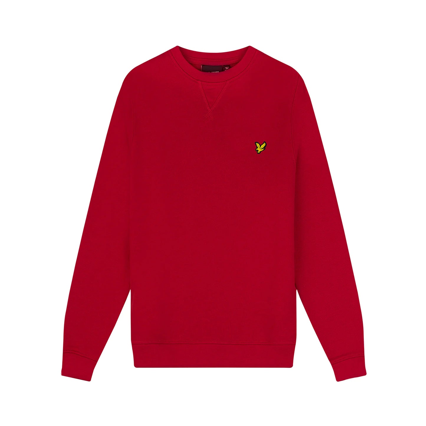 Gala Red - Front - Lyle & Scott Mens Crew Neck Long-Sleeved Sweatshirt