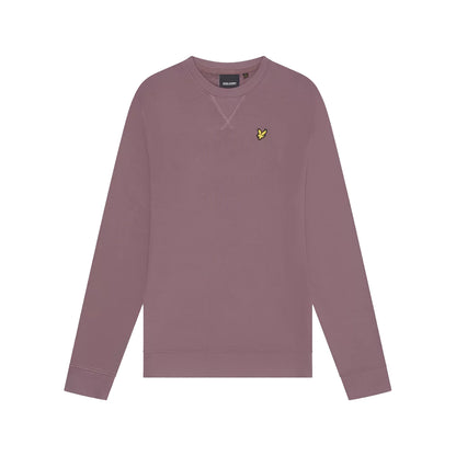 Highland Mauve - Front - Lyle & Scott Mens Crew Neck Long-Sleeved Sweatshirt