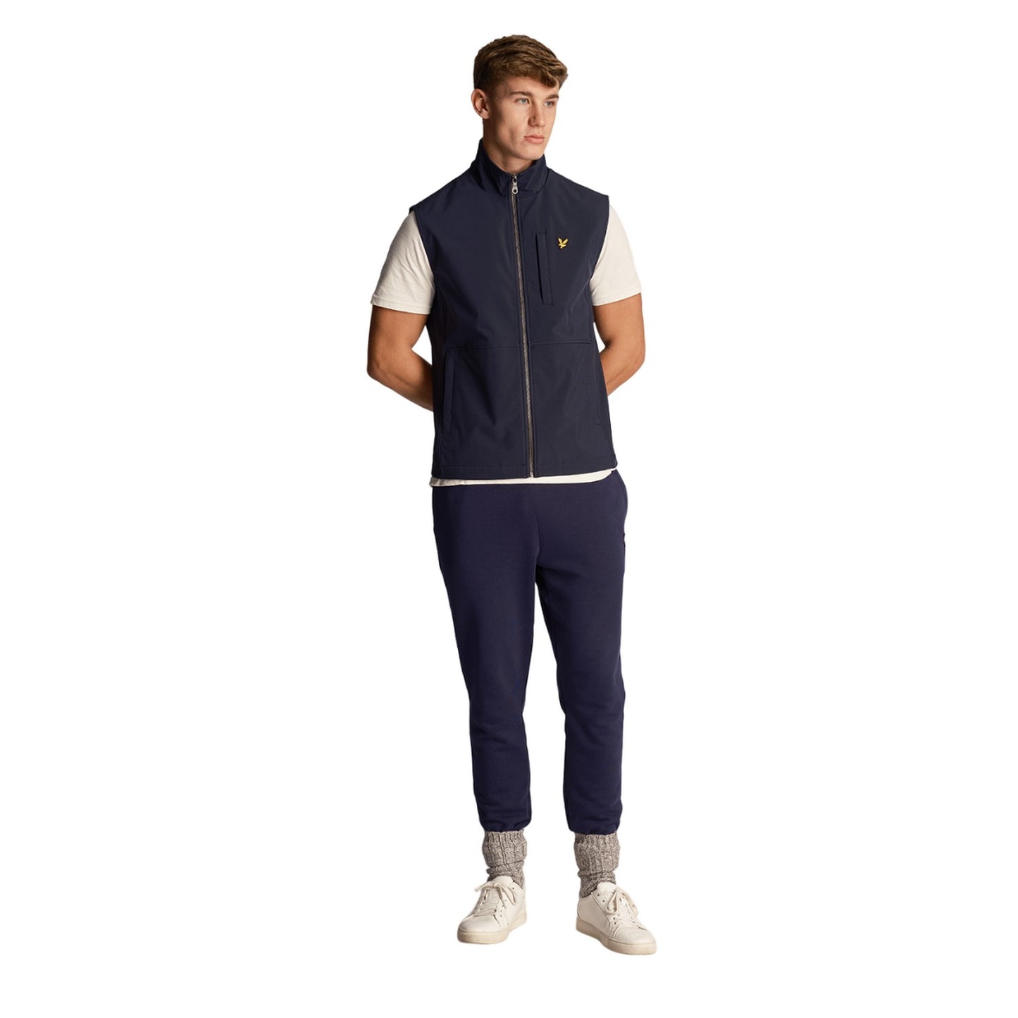 Dark Navy - Lifestyle - Lyle & Scott Mens Softshell Gilet