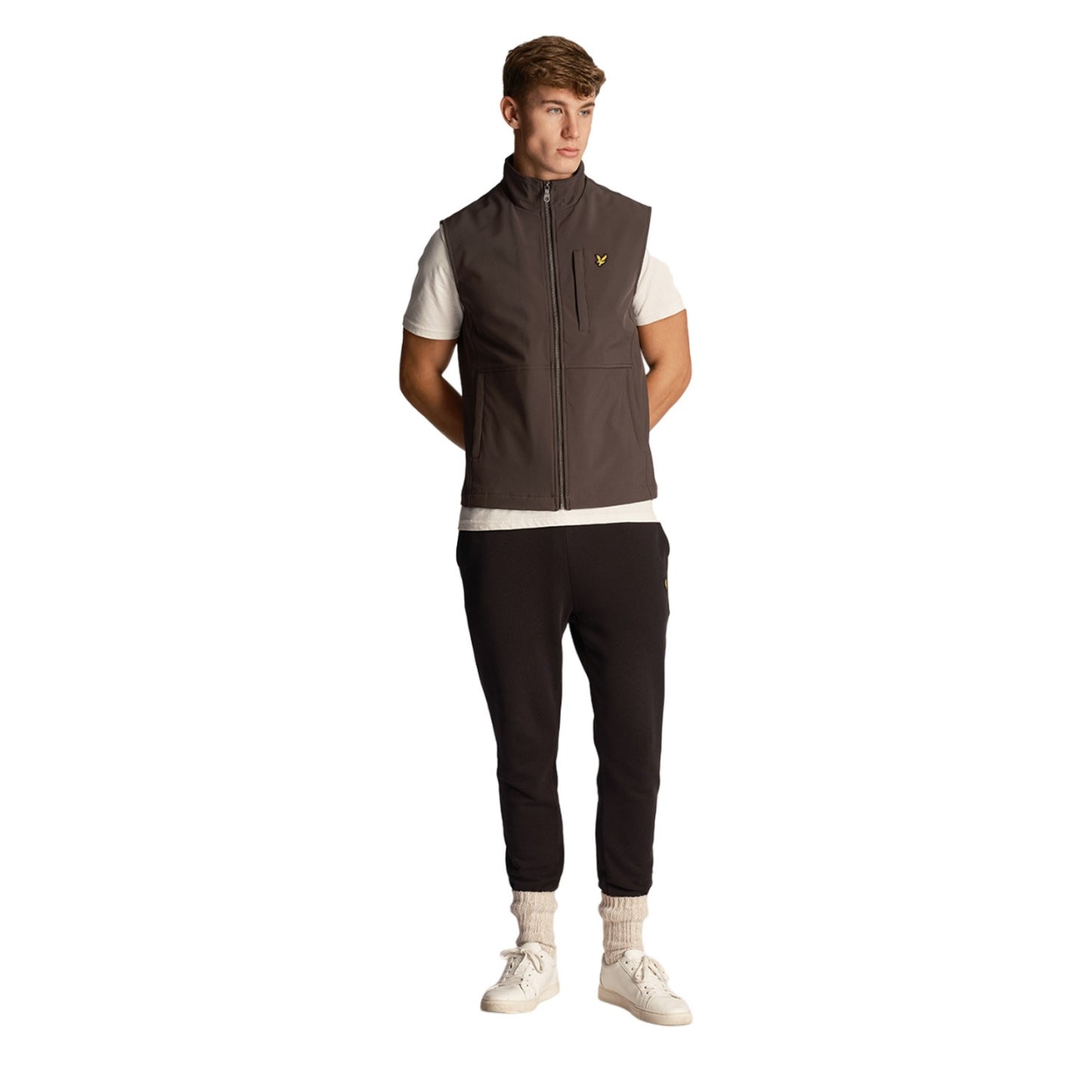 Gunmetal - Lifestyle - Lyle & Scott Mens Softshell Gilet