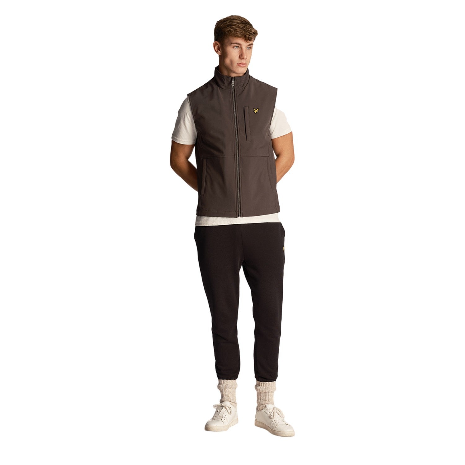 Gunmetal - Lifestyle - Lyle & Scott Mens Softshell Gilet