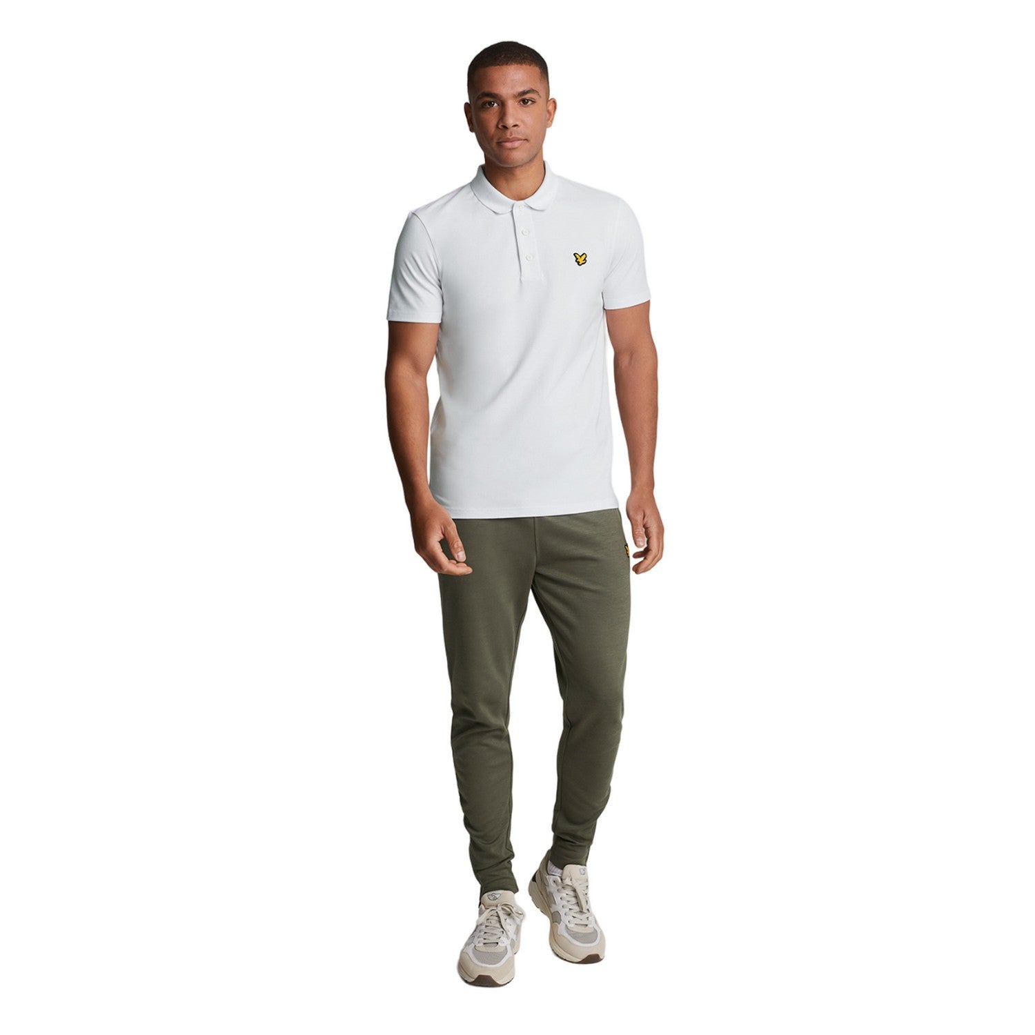 White - Lifestyle - Lyle & Scott Mens Short-Sleeved Sports Polo Shirt