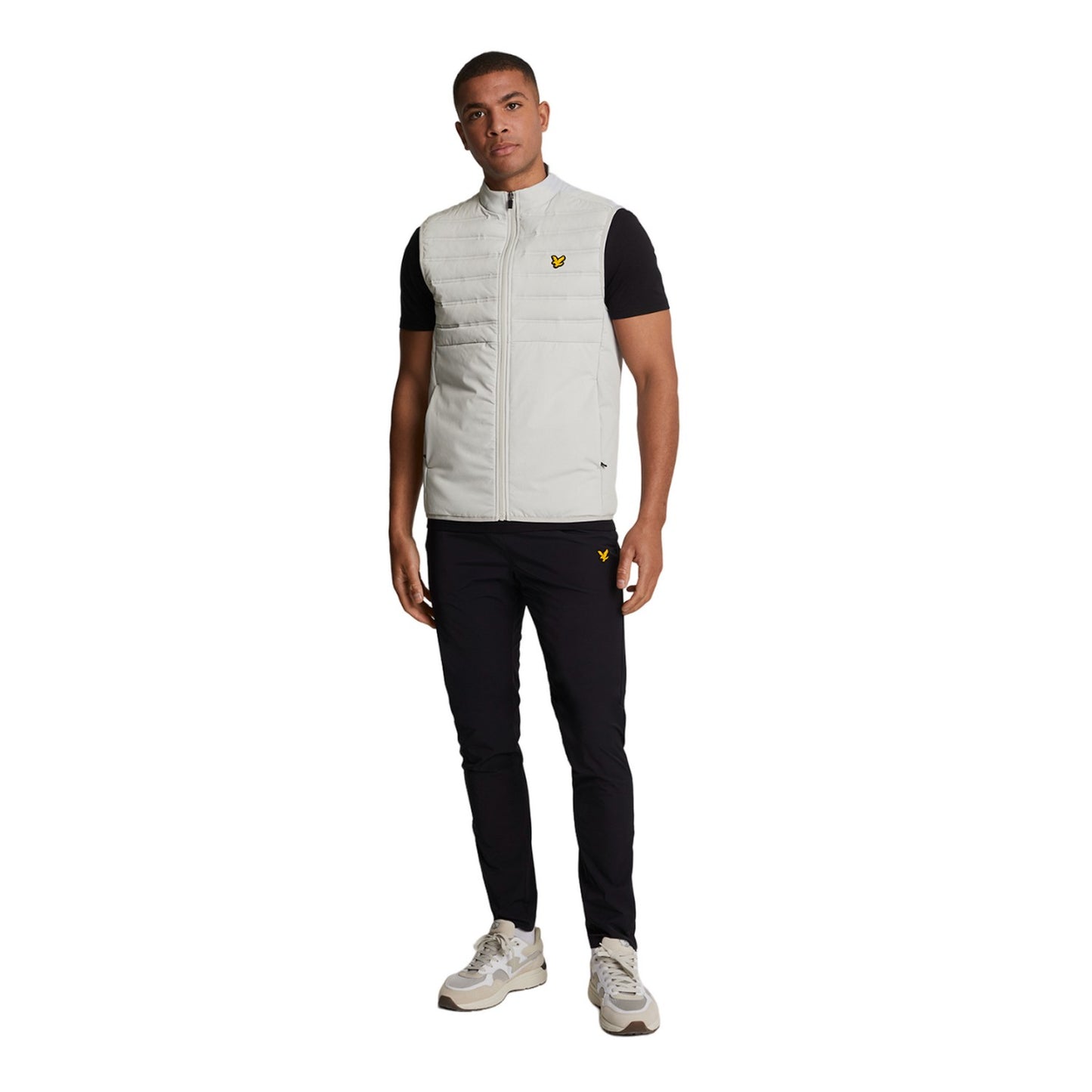 Pebble - Lifestyle - Lyle & Scott Mens Double Baffle Hybrid Gilet