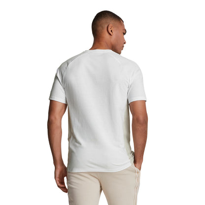 White-Pebble - Back - Lyle & Scott Mens Core Colour Block T-Shirt