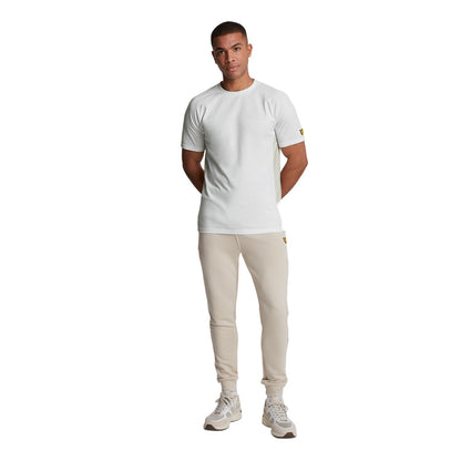 White-Pebble - Side - Lyle & Scott Mens Core Colour Block T-Shirt