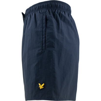 Dark Navy - Side - Lyle & Scott Mens Sports Swim Shorts
