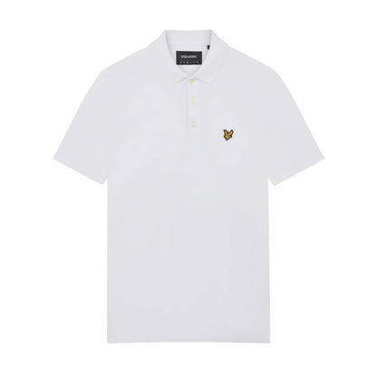 White - Front - Lyle & Scott Mens Plain Plus Polo Shirt