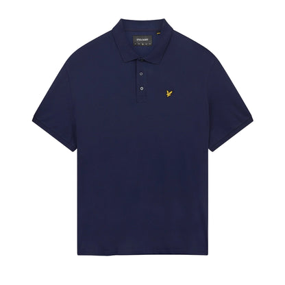 Navy - Front - Lyle & Scott Mens Plain Plus Polo Shirt