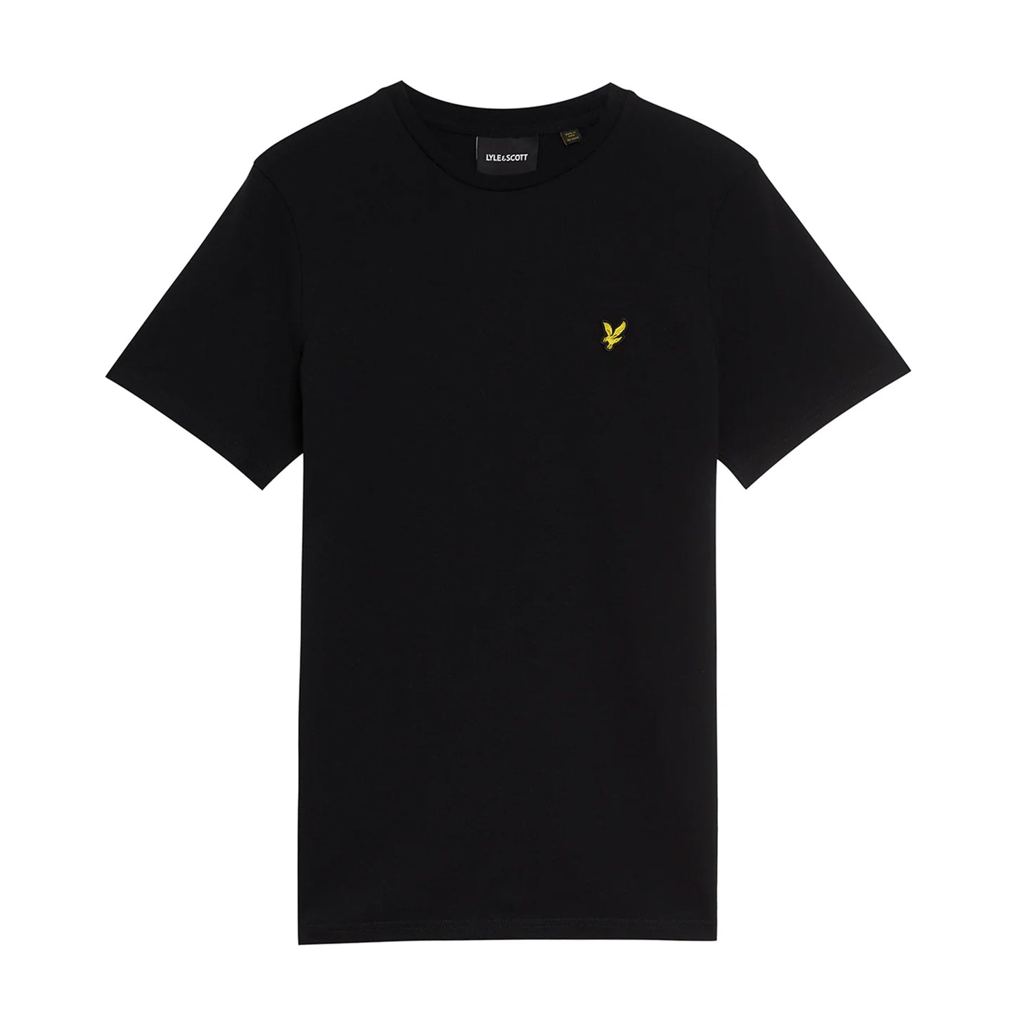 Jet Black - Front - Lyle & Scott Mens Pique T-Shirt