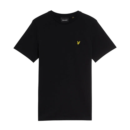 Jet Black - Front - Lyle & Scott Mens Pique T-Shirt