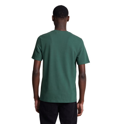Argyle Teal - Back - Lyle & Scott Mens Pique T-Shirt