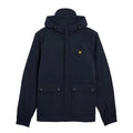 Dark Navy - Front - Lyle & Scott Mens Hooded Pocket Jacket
