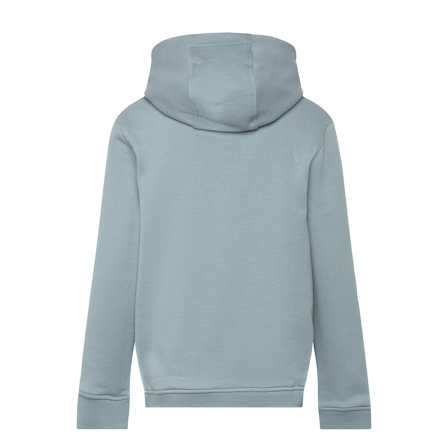 Mist Blue - Back - Lyle & Scott Mens Oversized Pullover Hoodie