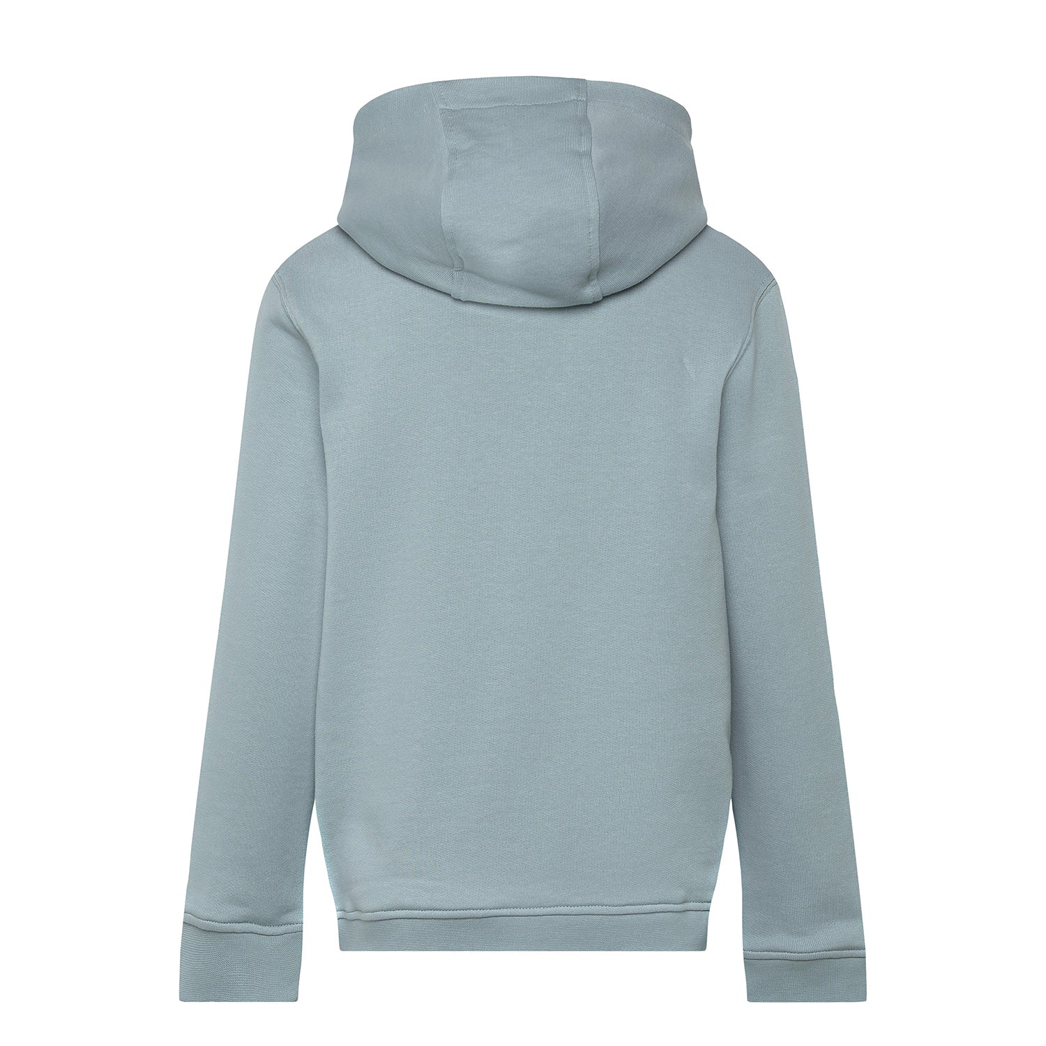 Mist Blue - Back - Lyle & Scott Mens Oversized Pullover Hoodie