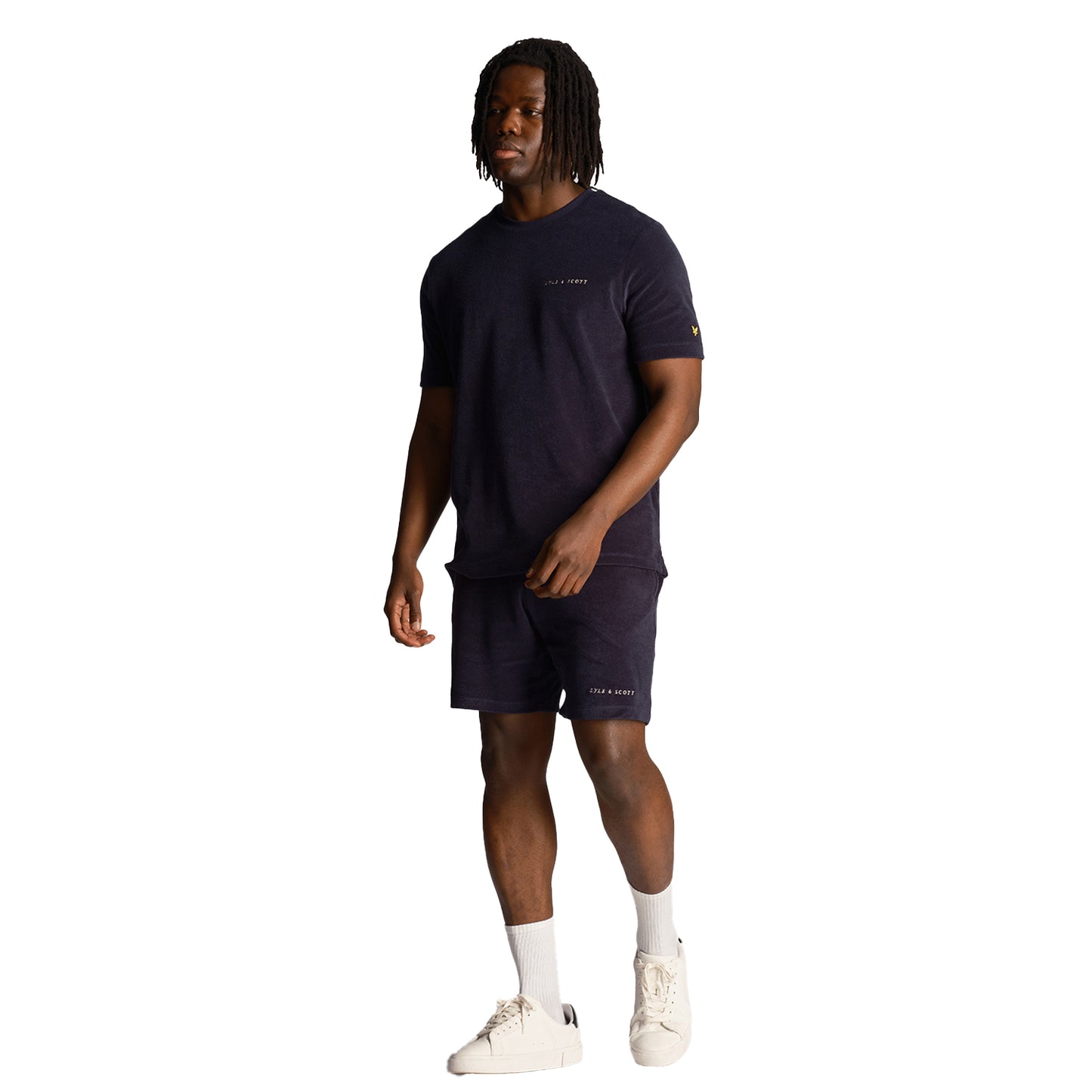 Dark Navy - Lifestyle - Lyle & Scott Mens Towelling Shorts