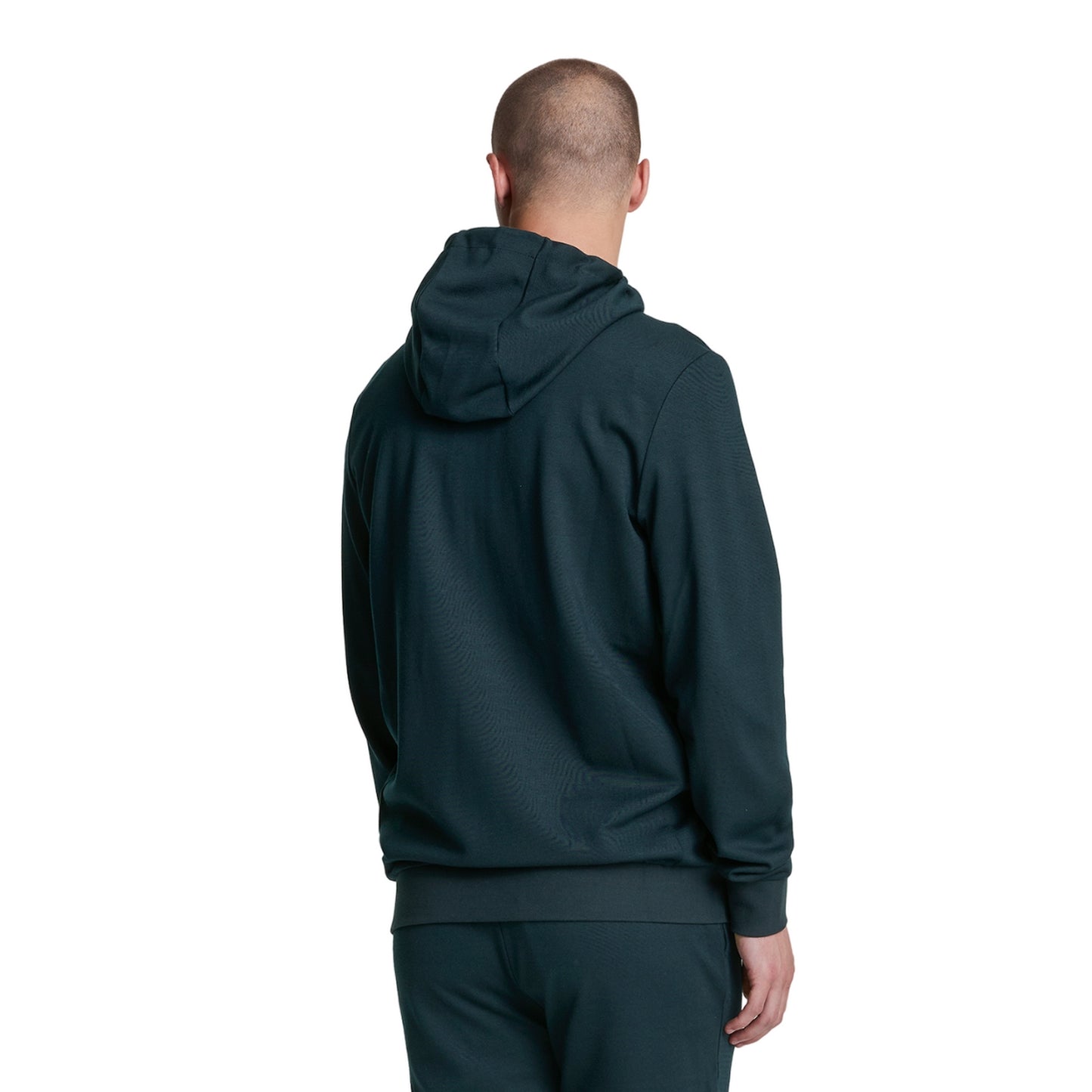 Dark Navy - Back - Lyle & Scott Mens Sports Full Zip Hoodie