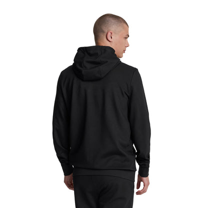 Jet Black - Side - Lyle & Scott Mens Sports Full Zip Hoodie