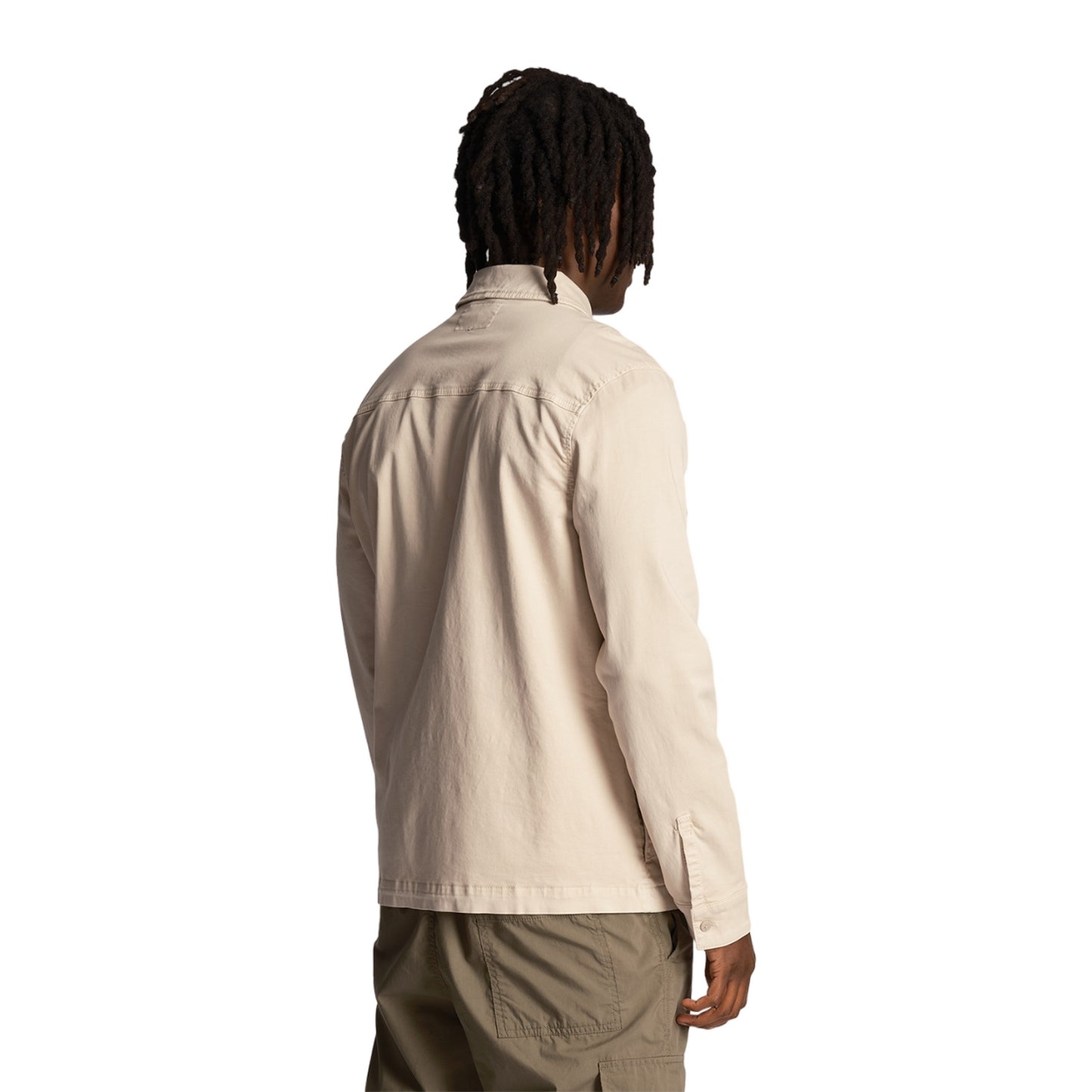 Cove - Side - Lyle & Scott Mens Garment Dyed Overshirt