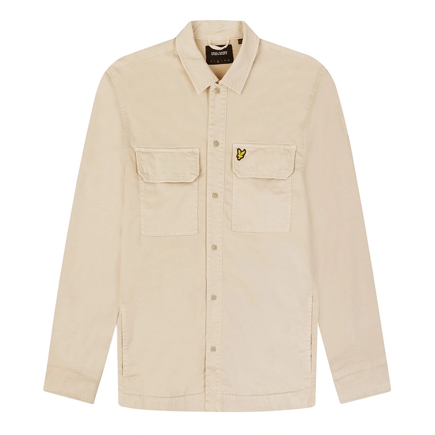 Cove - Front - Lyle & Scott Mens Garment Dyed Overshirt