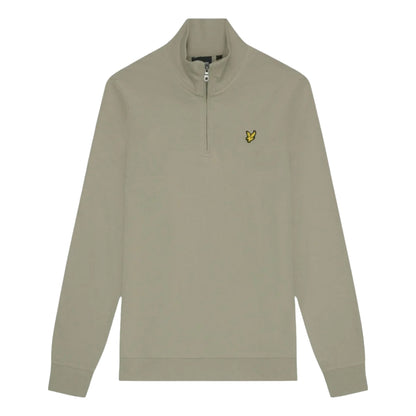 Sage Uniform - Front - Lyle & Scott Mens Loopback Quarter Zip Sweatshirt