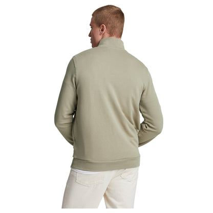 Sage Uniform - Back - Lyle & Scott Mens Loopback Quarter Zip Sweatshirt