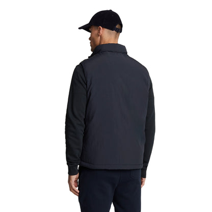 Dark Navy - Back - Lyle & Scott Mens Padded Gilet