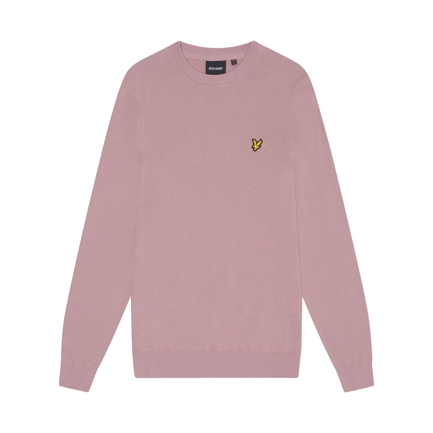 Field Thistle - Front - Lyle & Scott Mens Cotton Crew Neck Jumper