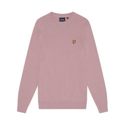 Field Thistle - Front - Lyle & Scott Mens Cotton Crew Neck Jumper