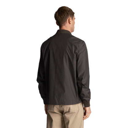 Gunmetal - Back - Lyle & Scott Mens Bomber Jacket