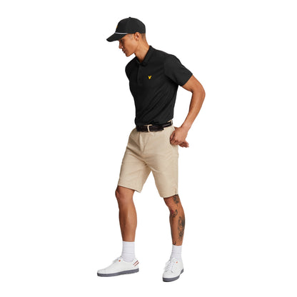 Jet Black - Lifestyle - Lyle & Scott Mens Tech Golf Polo Shirt