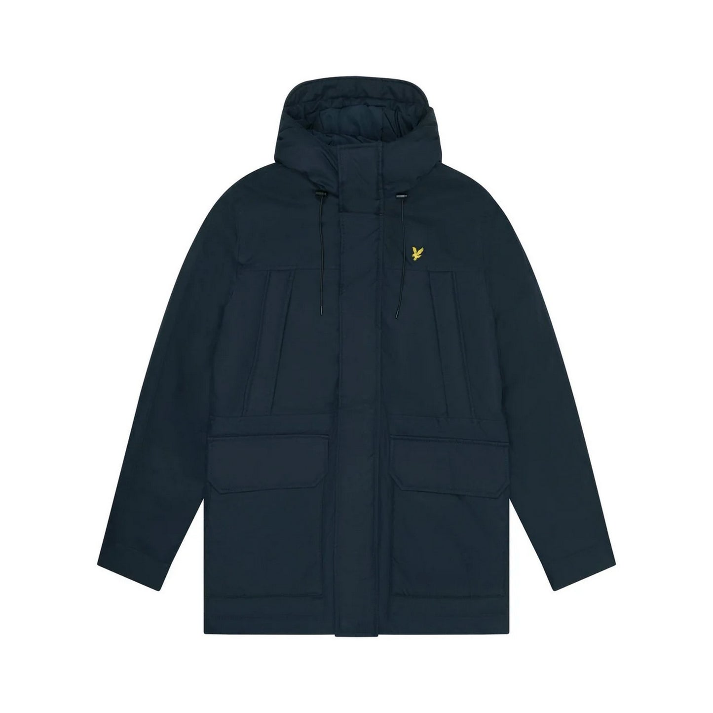 Dark Navy - Front - Lyle & Scott Mens 2.0 Microfleece Parka