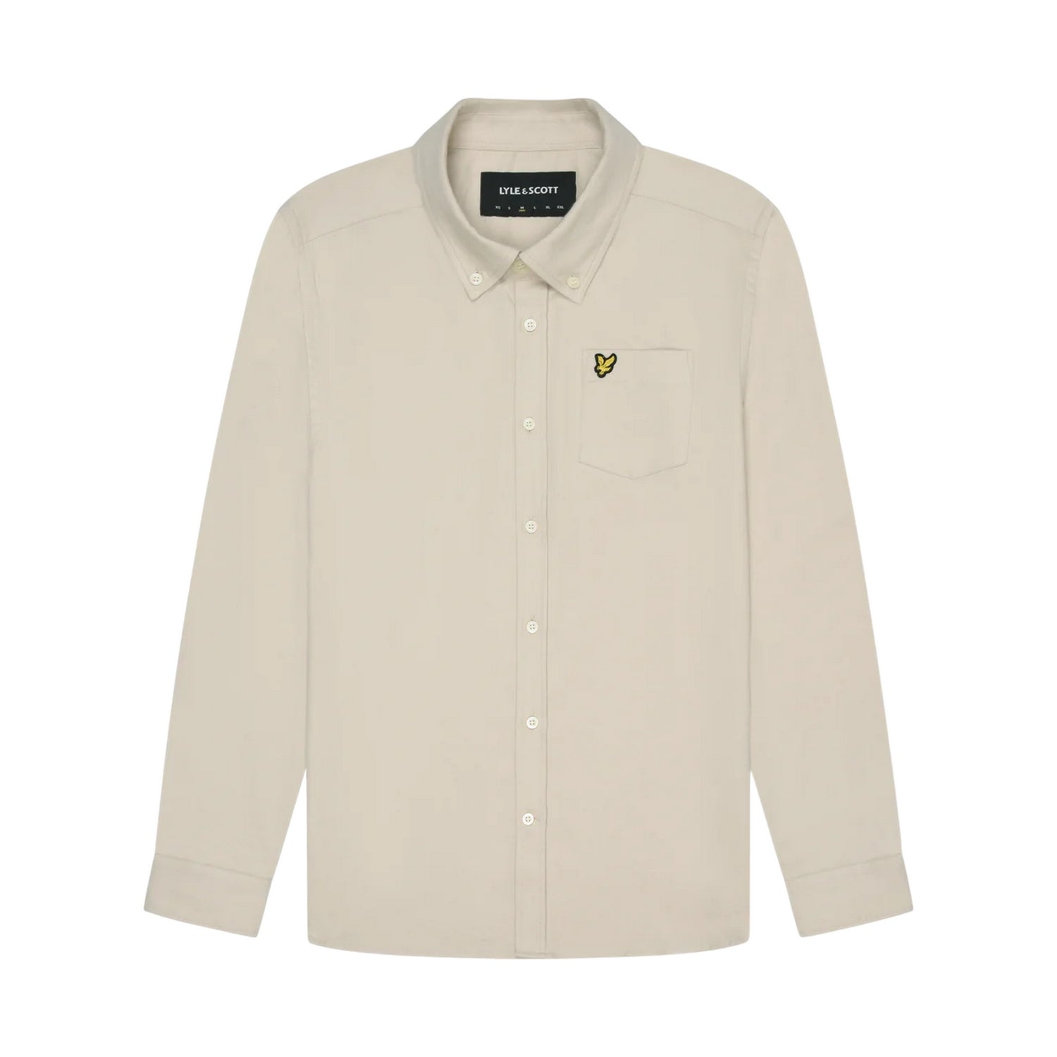 Cove - Front - Lyle & Scott Mens Plain Flannel Shirt