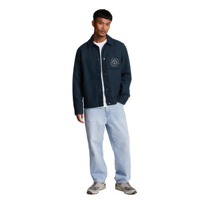 Dark Navy - Lifestyle - Lyle & Scott Mens Stamped Work Jacket
