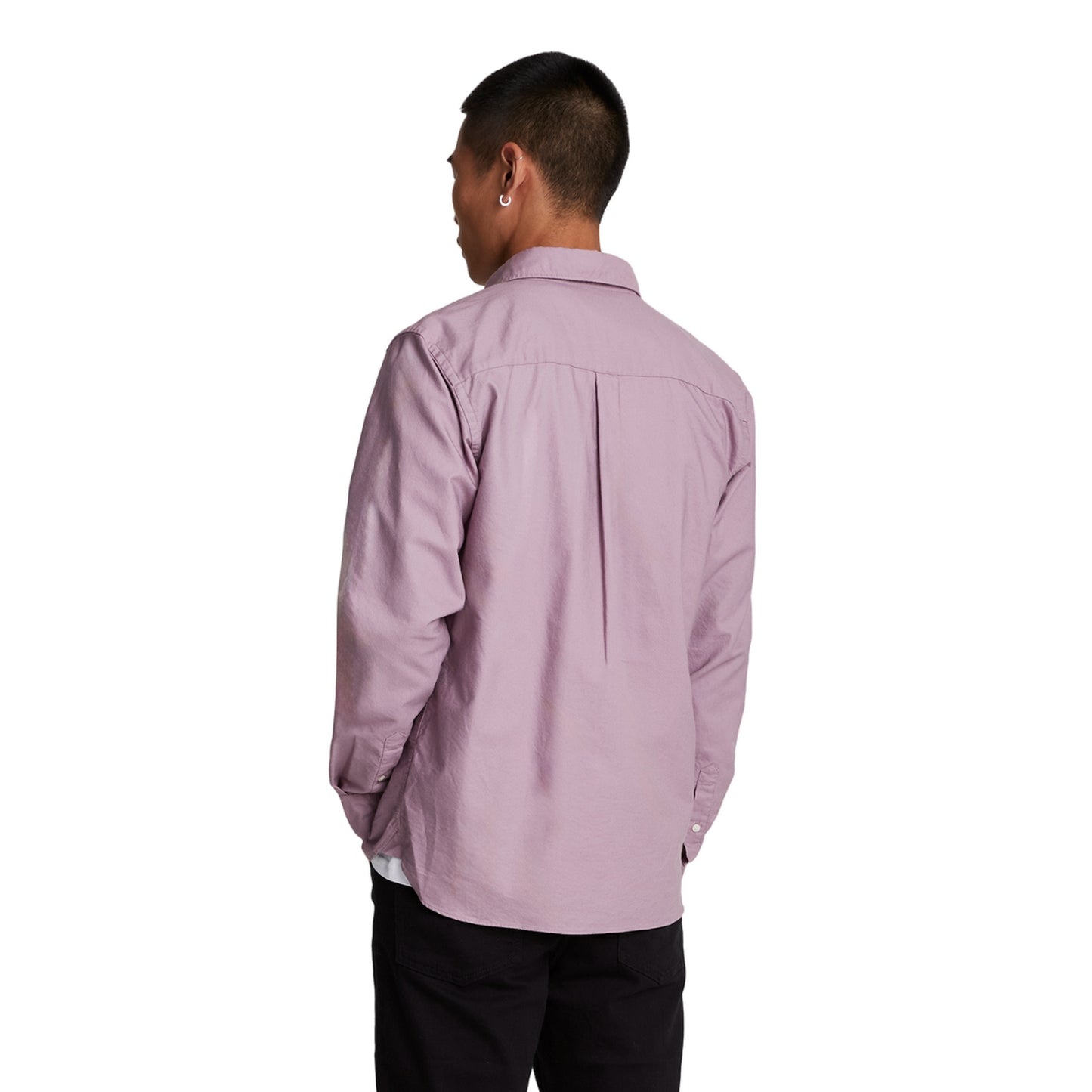 Mountain Thistle - Side - Lyle & Scott Mens Plain Oxford Shirt