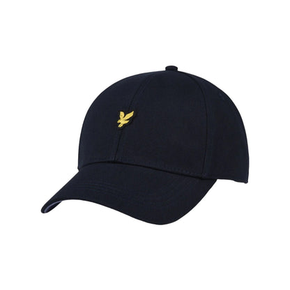 Dark Navy - Front - Lyle & Scott Mens Heavy Twill Baseball Cap