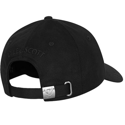 Dark Navy - Back - Lyle & Scott Mens Heavy Twill Baseball Cap