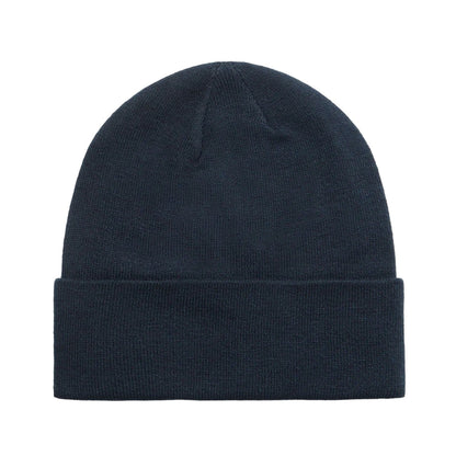 Dark Navy - Back - Lyle & Scott Mens Logo Beanie