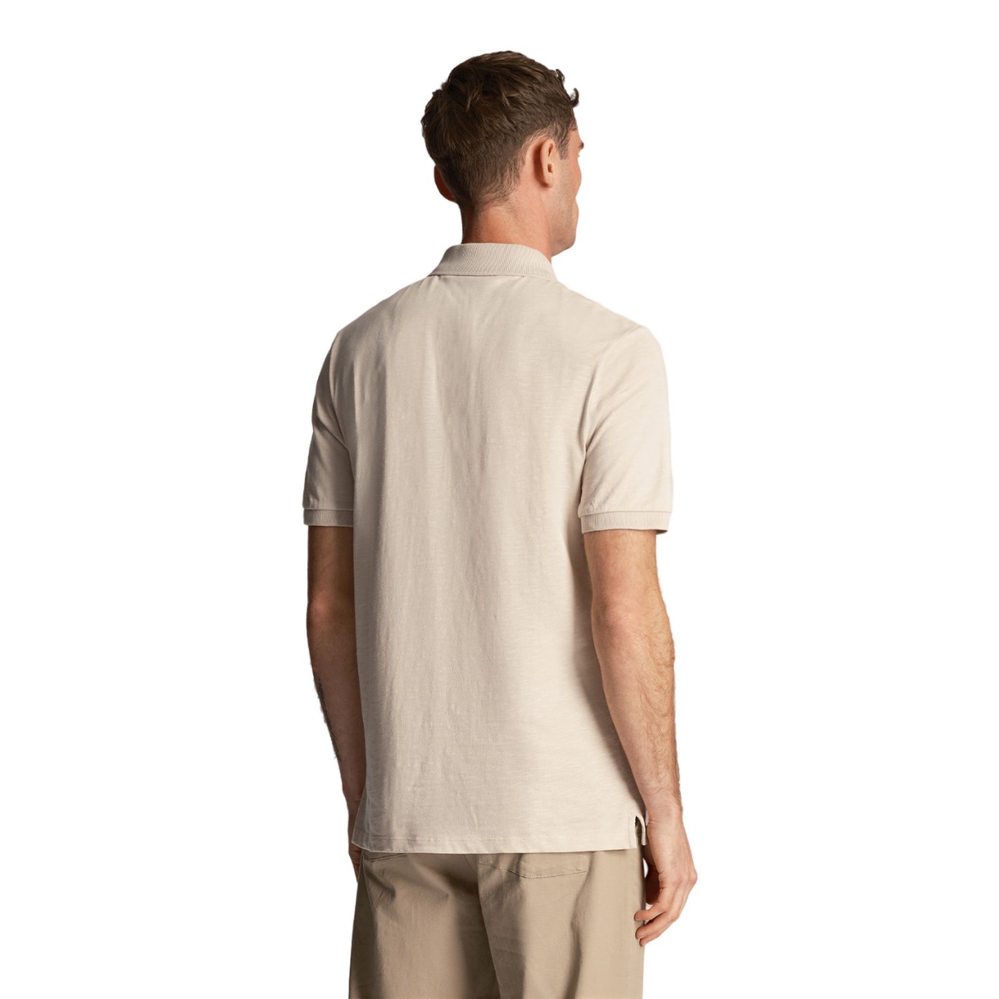 Cove - Back - Lyle & Scott Mens Slub Polo Shirt