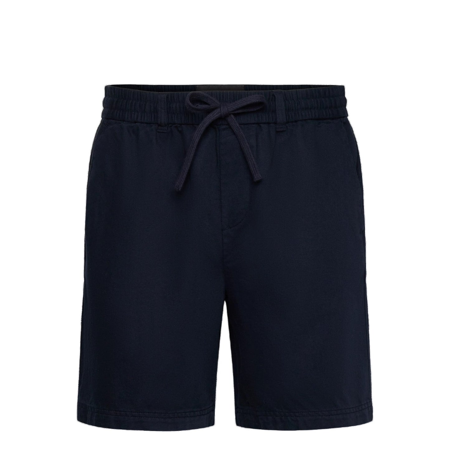 Dark Navy - Front - Lyle & Scott Mens Cotton Linen Shorts