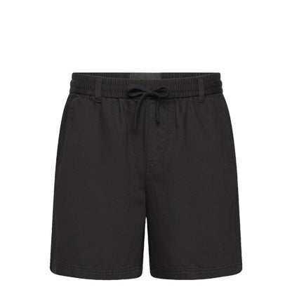 Jet Black - Front - Lyle & Scott Mens Cotton Linen Shorts