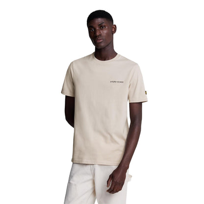 Cove-Dark Navy - Front - Lyle & Scott Mens Embroidered T-Shirt