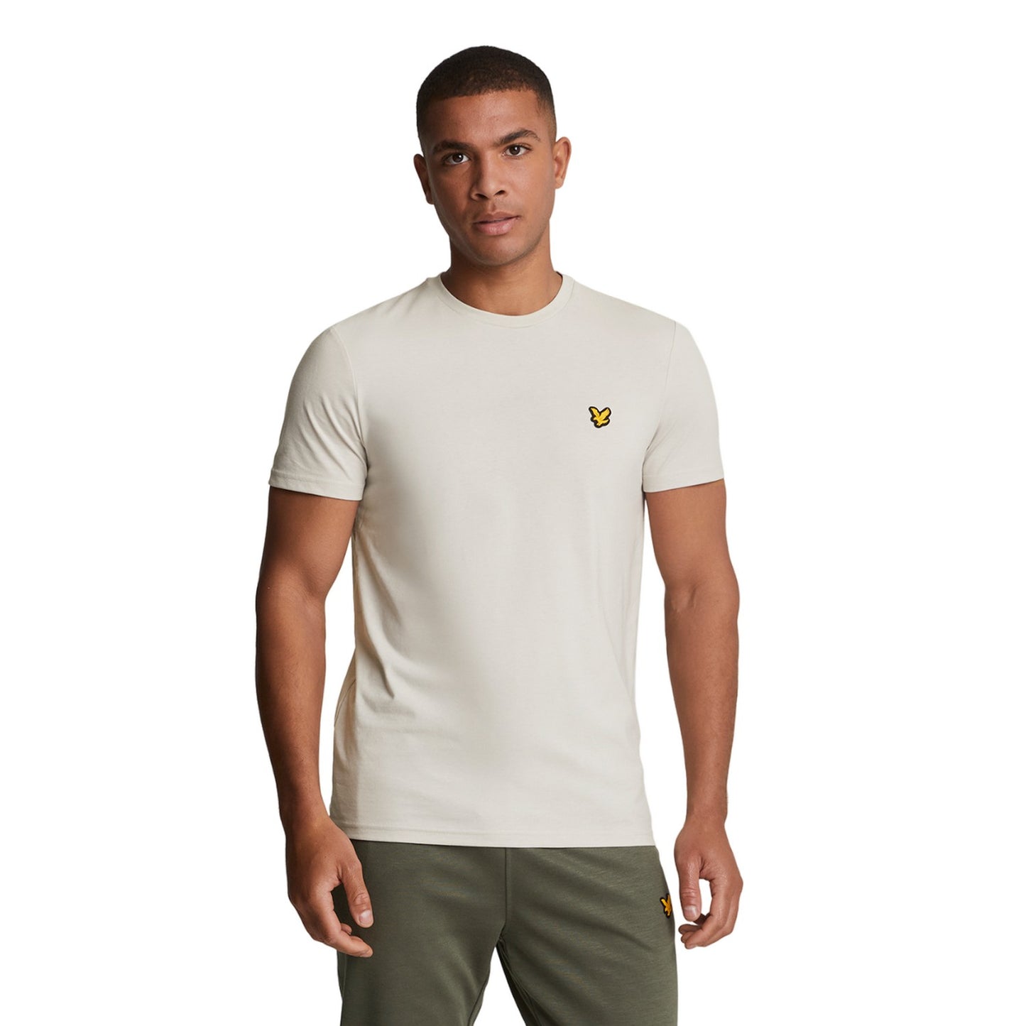 Pebble - Front - Lyle & Scott Mens Martin Short-Sleeved T-Shirt