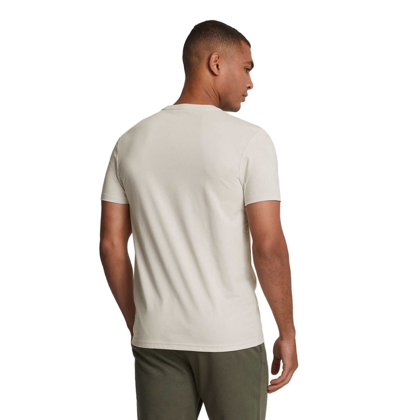 Pebble - Back - Lyle & Scott Mens Martin Short-Sleeved T-Shirt