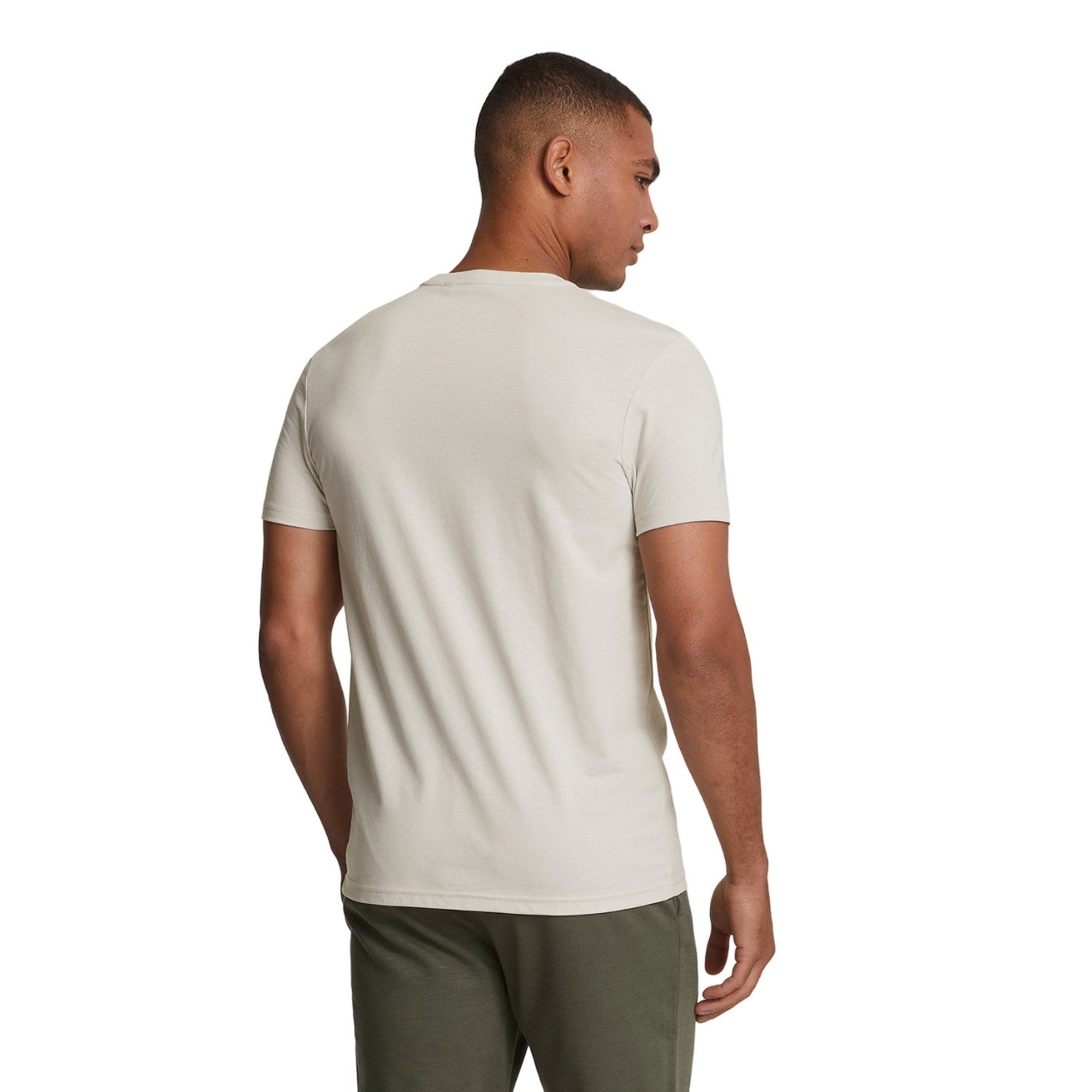 Pebble - Back - Lyle & Scott Mens Martin Short-Sleeved T-Shirt