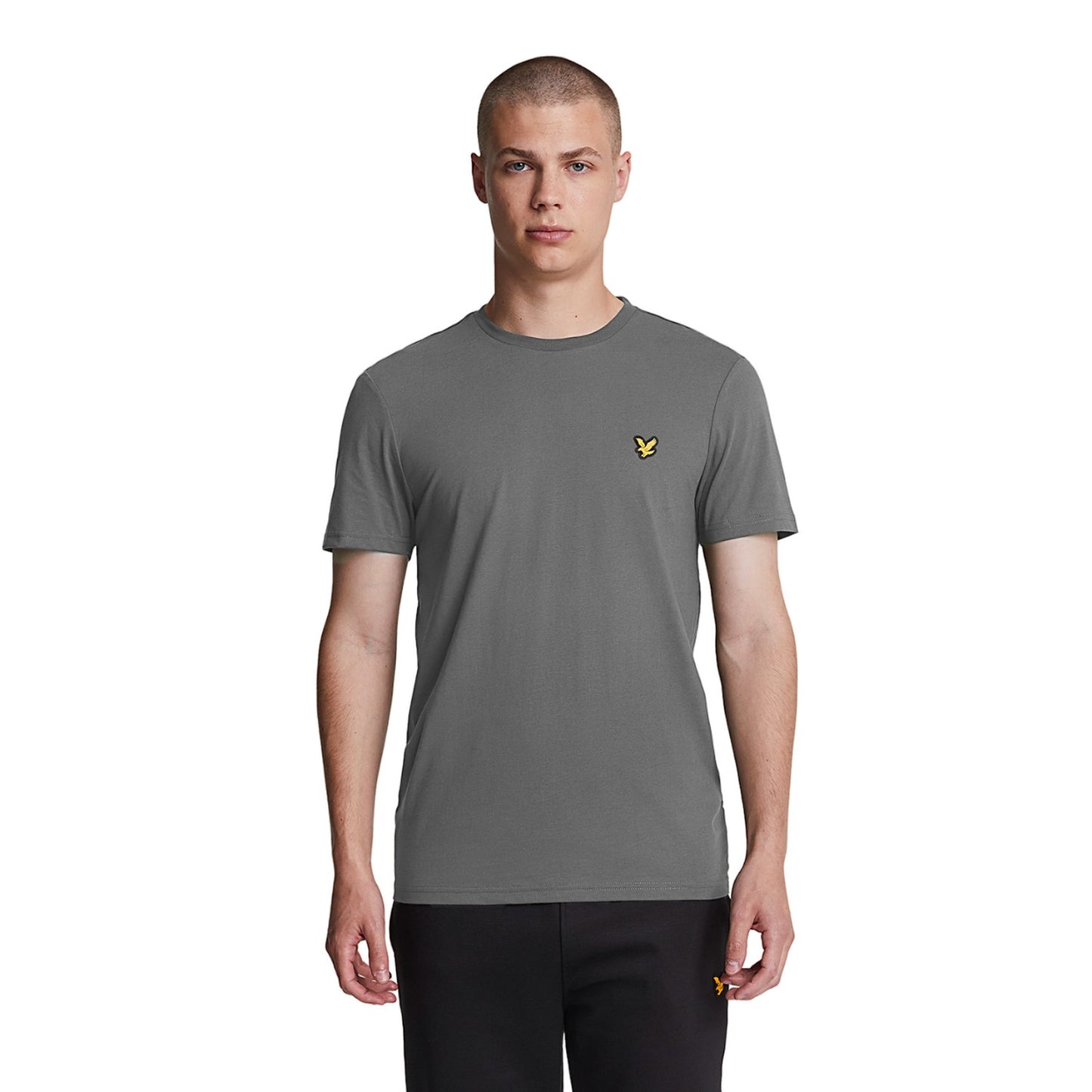 Mid Grey Marl - Front - Lyle & Scott Mens Martin Short-Sleeved T-Shirt