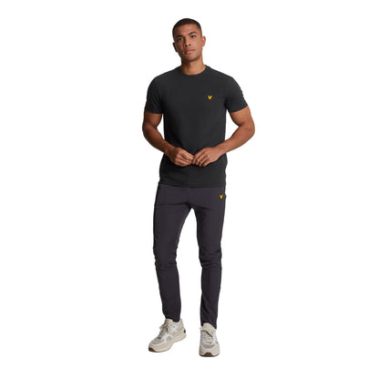 Jet Black - Side - Lyle & Scott Mens Martin Short-Sleeved T-Shirt